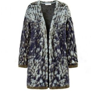 NWT Adyson Parker Women’s Alpaca Wool Blend Open Front Long Sleeve Cardigan